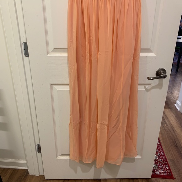 Donna Morgan Bridesmaid Stephanie Strapless Gown - Picture 3 of 5